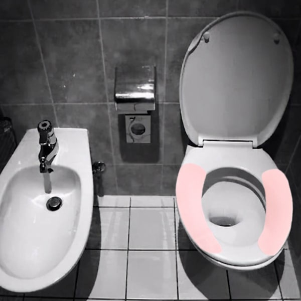 Kylpyhuoneen lämmin wc-istuimen kansipehmusteet  Uudelleenkäytettävä wc-istuimen kansi