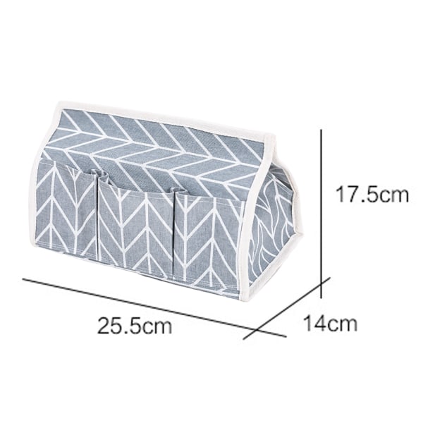 Modern Tissue Storage Box Tyg Tissue Box Hållare Polyester