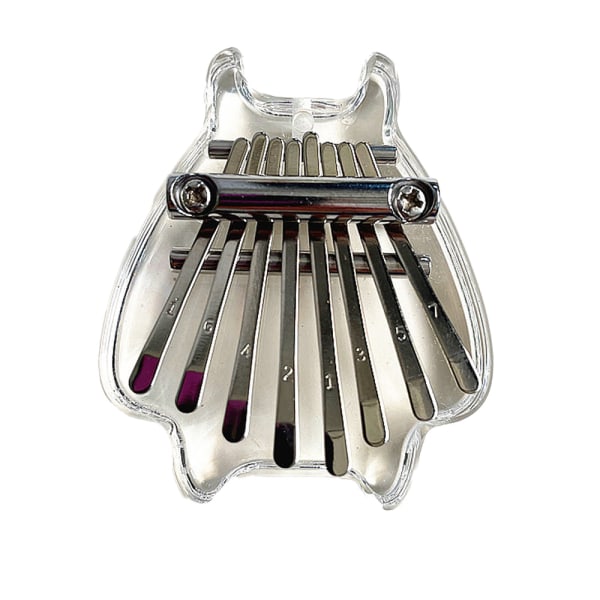 Mini Kalimba 8 Tangenter Tommelfinger Piano Søt Bærbar Finger Piano Tre