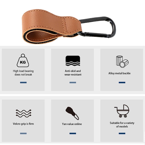 Barnevognkroker for å henge vesker og handle - Universal