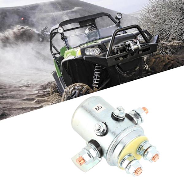 12V 200A Relébryter Vindespolekontakt Solenoid Normalt Åpne Kontakter Universal for ATV UTV