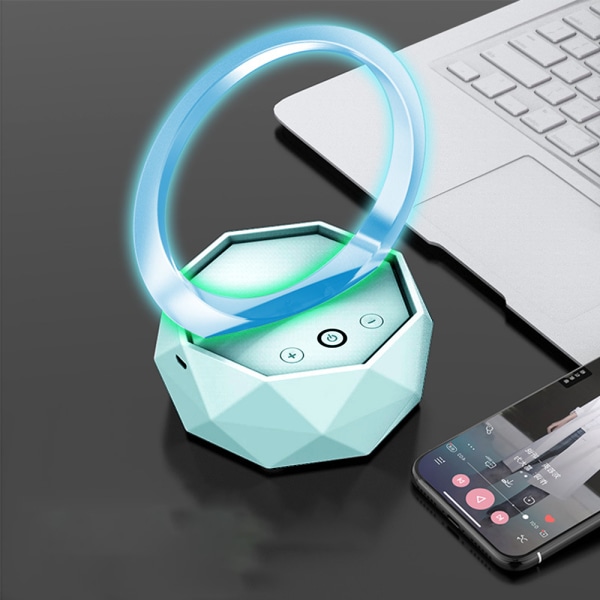Bärbar trådlös Bluetooth-högtalare LED-lampor Högtalare Bluetooth