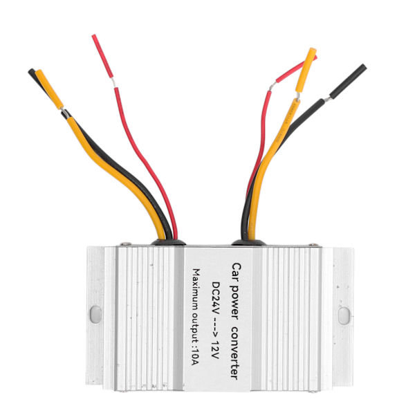 DC24V till DC12V Spänningstransformator 10A 120W DC Spänningsreducerare Strömförsörjningsomvandlare IP68 Vattentät för Golfbil