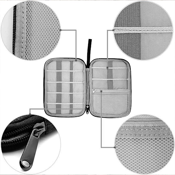 1 stk Reise Elektronikk Organizer Bærbar