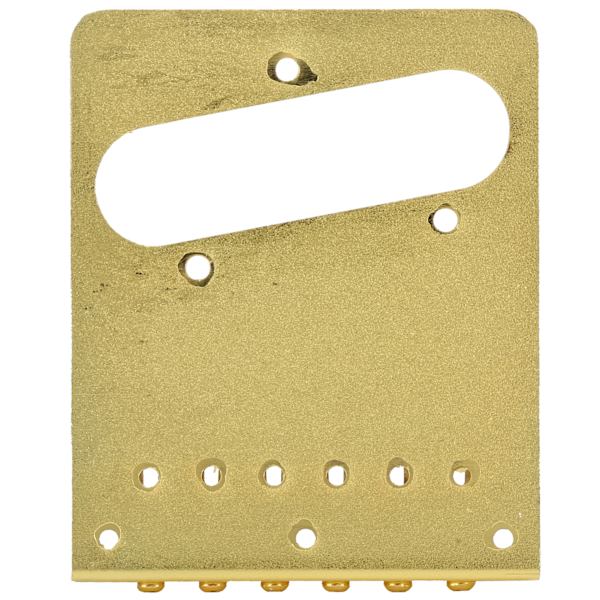 Utskjært mønster elektrisk gitarbro 6 sadel tailpiece elektrisk gitartilbehør Gull