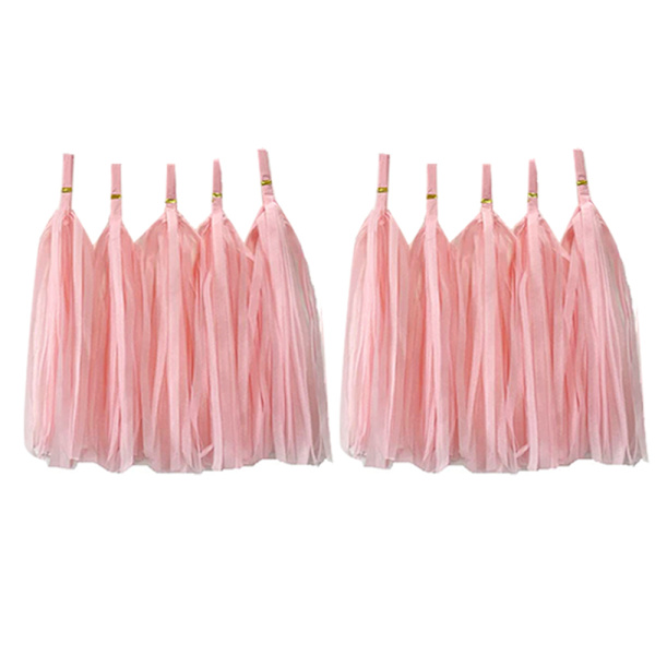 10 kpl Paper Tassels - Garlands Banner - Paper Tassels Hää-, Syntymäpäivä- ja Juhla-koristeluun