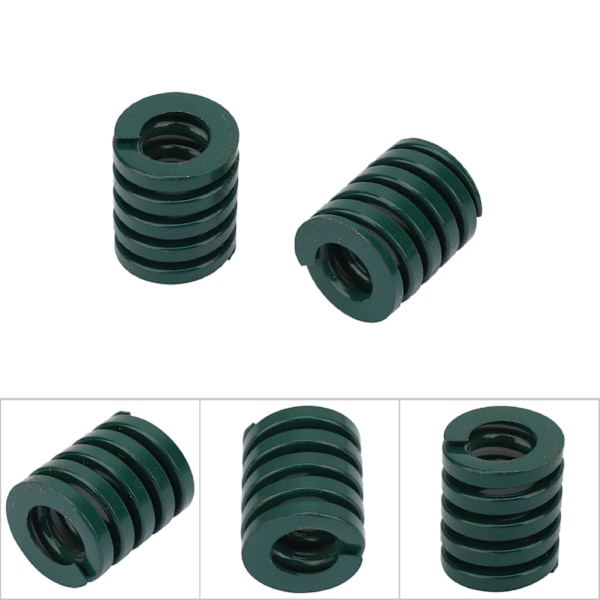 2pcs OD 25mm ID 12.5mm Heavy Load Mould Die Spring Green (TH25*30mm)