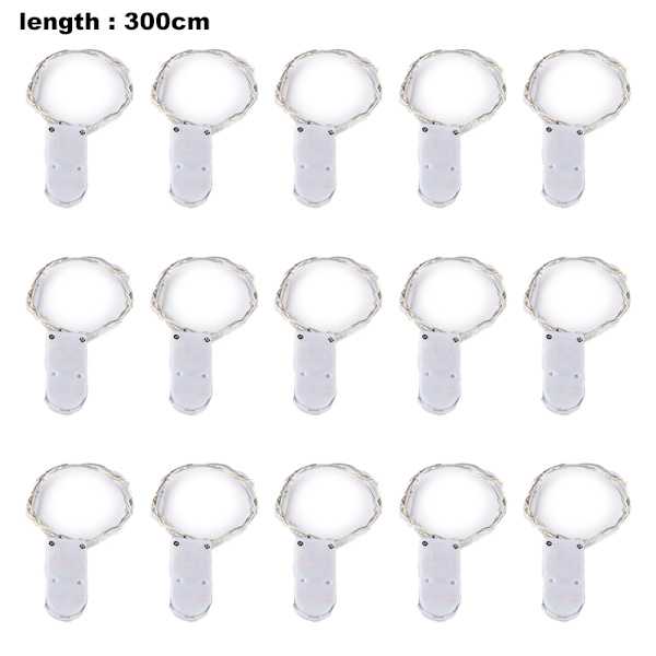 15 st Fairy Tale String Lights, 30 LEDs 9.8ft batteridriven fo blue light