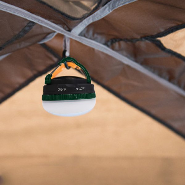 LED-camping och nödlampa Det ljusa mångsidiga tältet Ligh green