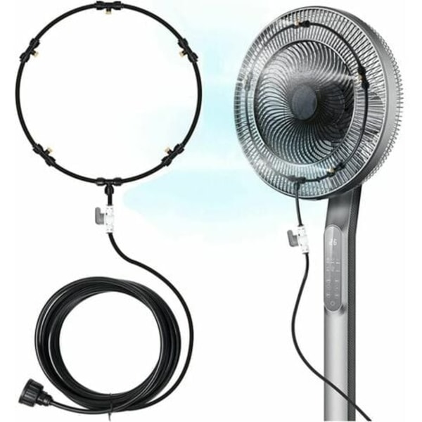 Ventilator-tågekit til udendørs terrassebrise, vandtågeventilatorer