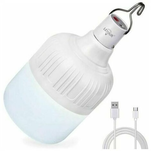 Camping lanterne, campinglampe med USB genopladelig 60W 5000