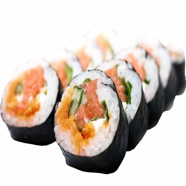 Sushilagingssett for sushiruller - Perfekt rullesushi med alt-i-ett-sushirullen - Eksperimenter med sushibazookaen din - inkluderer sushimaskin