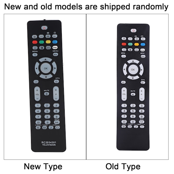 Intelligent TV RC2034301-01 Fjernkontroll Universal Controller For Philips