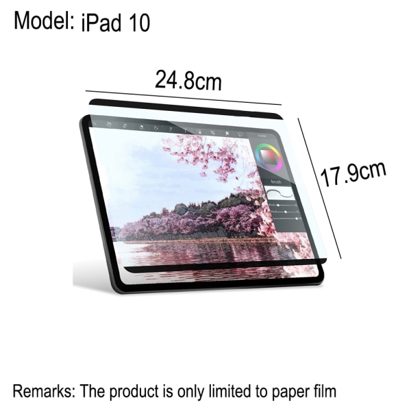 Skærmbeskyttelse, iPad 10. generation 2022 model 10,9 tommer