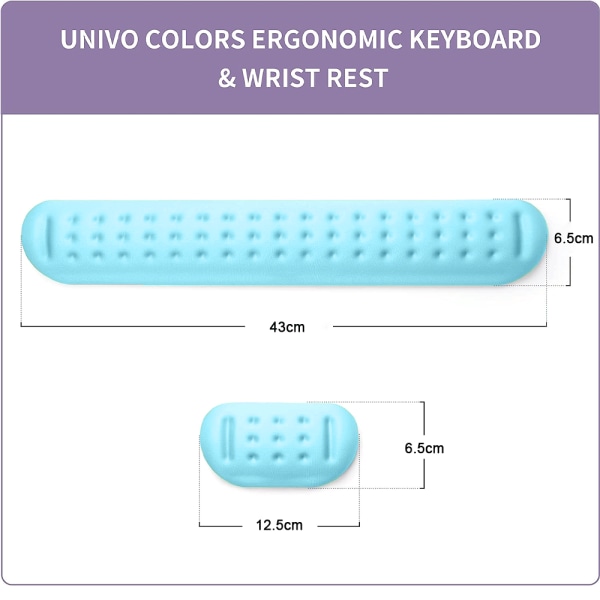 Memory Foam håndleddsbeskyttelse Myk gel ergonomisk musematte håndledd