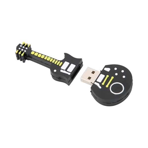 Flash Disk Bærbar Tegneserie Guitarformet USB Thumb Memory Stick til Informationslagring Dataoverførsel Gave(16GB )