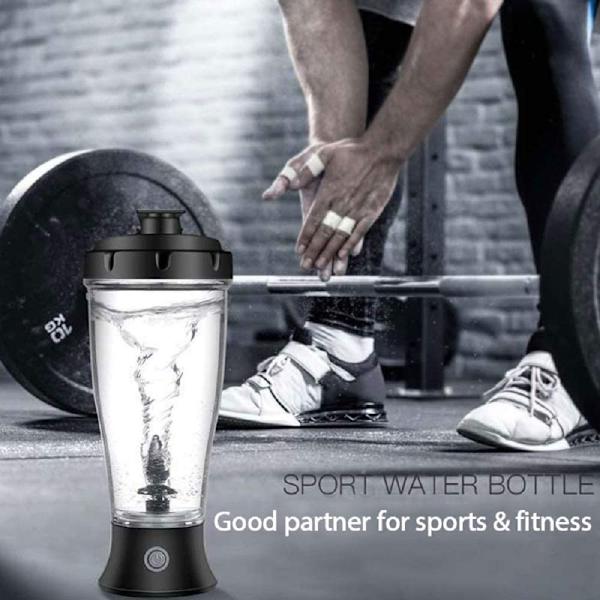 Elektrisk Proteinshaker Flaske 350ml Automatisk Roterende