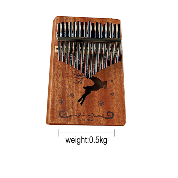 17-tangenters kalimba tommelfingerklaver; stemmehammer, fingerdæksler, tangent