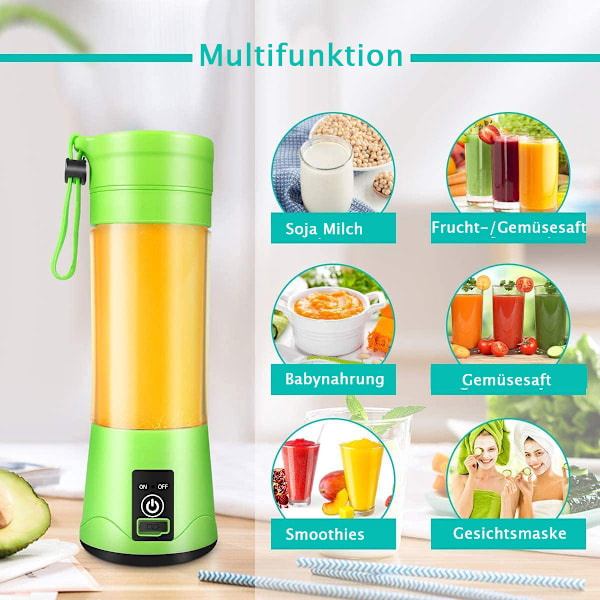 Bärbar Blender, 2022 Lansering Mini Mixer för Fruktsmoothies