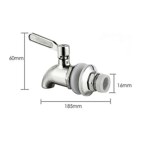 British Berkefeld Gravity Vandrenser Aqua Techniques 16 mm Forkromet Messinghane