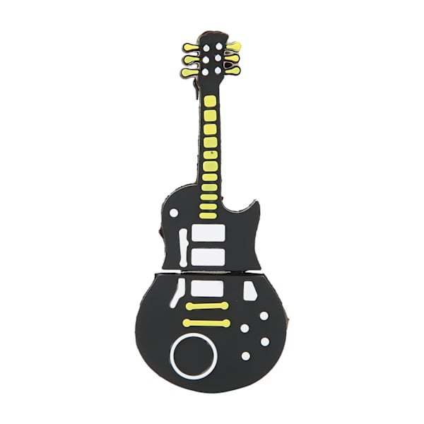 Flash Disk Bærbar Tegneserie Guitarformet USB Thumb Memory Stick til Informationslagring Dataoverførsel Gave(16GB )