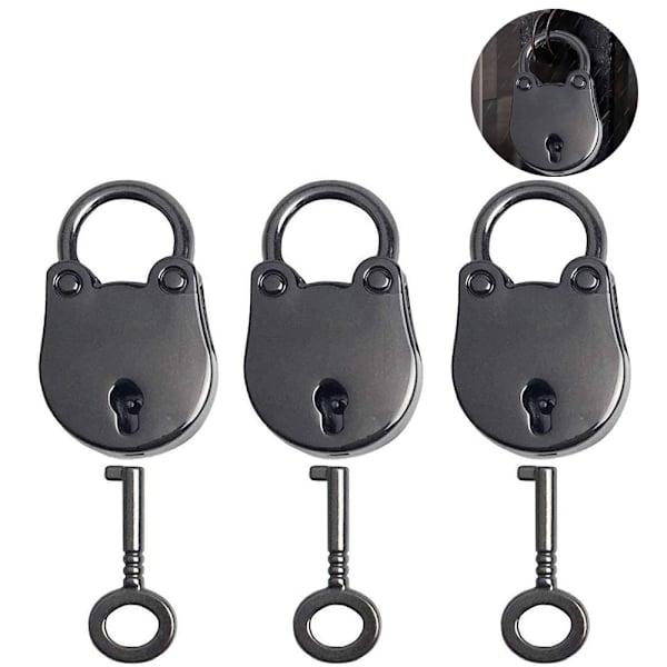Lukot Mini Avaimet Lukot Vintage Lukko Mini Karhu Lukot Pienet Ha