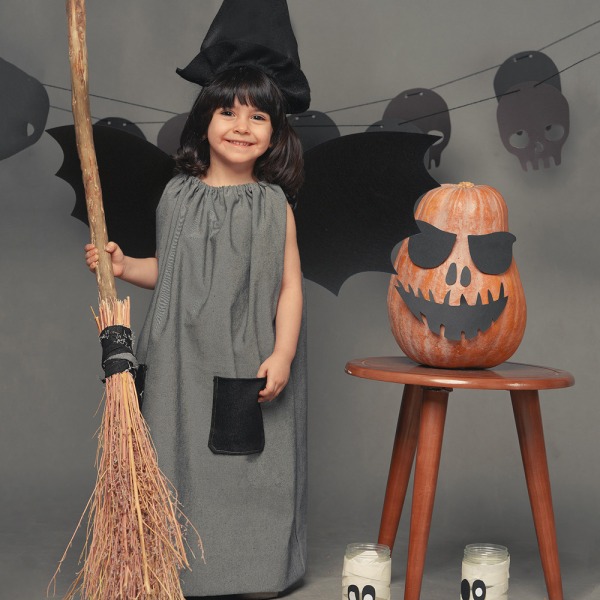 Halloween fest barn dekorasjon flaggermus vinger HalloweenEVA leketøy d