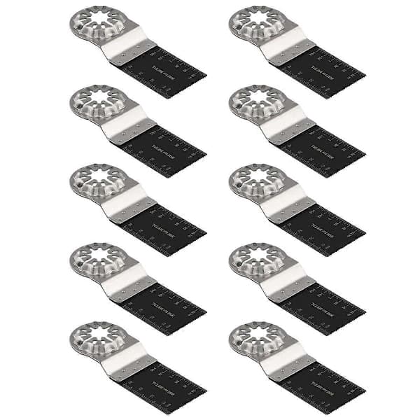 Starlock Multitool, 10 Pcs Oscillating Saw Blades, Starlock Multitool Bi-Metal Tool for[TT]