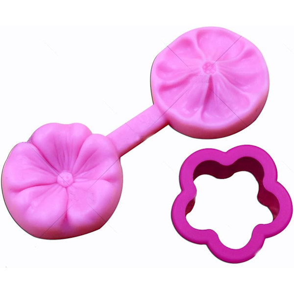 Kirsebærblomst Silikon Fondant Kakeform Blomsterkake Design