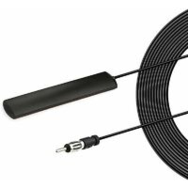 Bilradioantenne Sticky Breeze DIN-pluggadapter med 3m kabel kompatibel med bil lastebil SUV Jeep FM AM Radio HD-forsterker