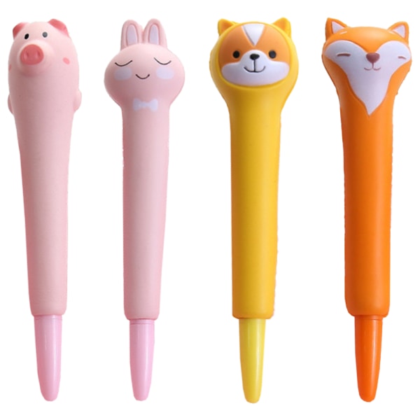Squishy and Cute Pen - Gel Pen Skoleutstyr for jenter og