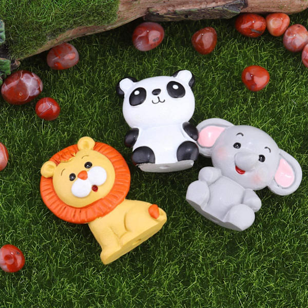 5 stk. Dyr Kake Toppers Jungel Cupcake Toppers Dyr Ann