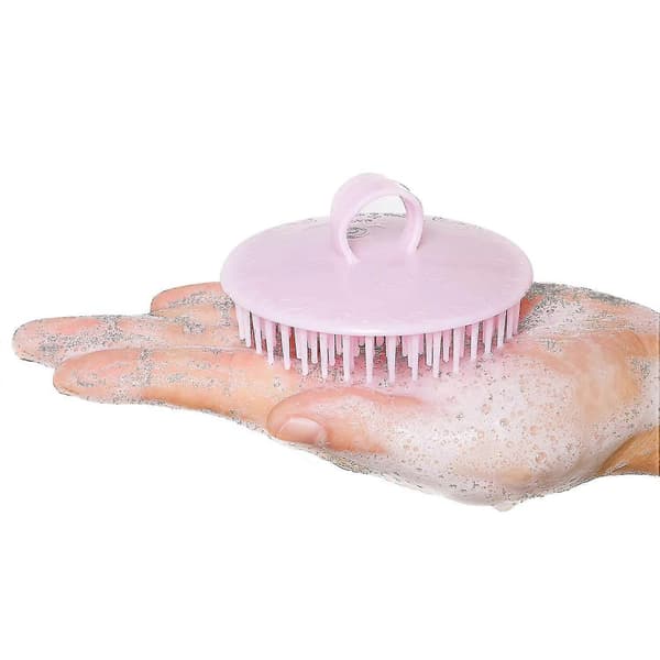 4-pack Hårbottenexfolieringsborste - Flexibel hårbottenmassageborste för rengöring av mjäll