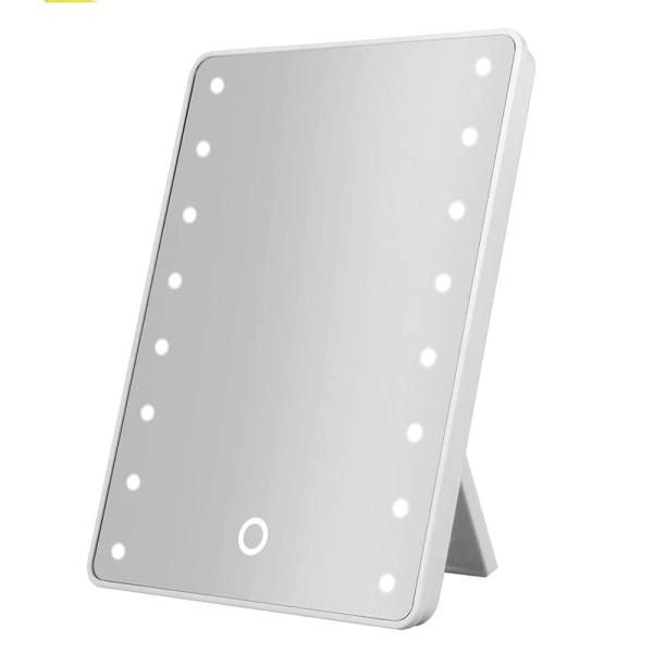 Sminkspegel med lampor, 16 LED Touch Sminkspegel, Plus