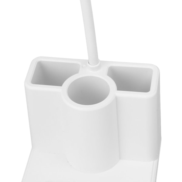 LED-skrivbordslampa med penn- och telefonhållare, 3 färglägen, steglös dimning, ögonvänlig, laddningsbar, liten studielampa för sovrummet