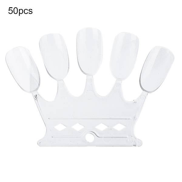 50 st nagelkonstövningstips manikyrpoleringsgel färgdisplay nagellack visningsverktyg 3#