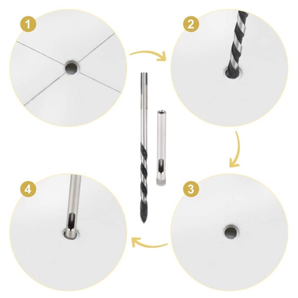 4 sett 3-lags kakefat maskinvare, 3-lags brett maskinvare