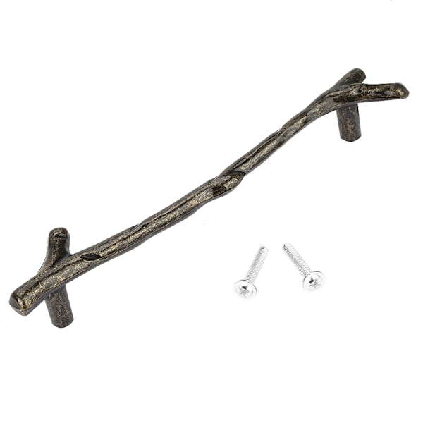 Trekkhåndtak i sinklegering, solid, enkel stil, møbeldørtilbehør (162-Bronse)