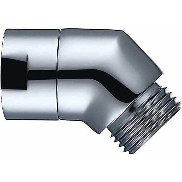 Håndholdt dusjhodeadapter (135 grader, krom)