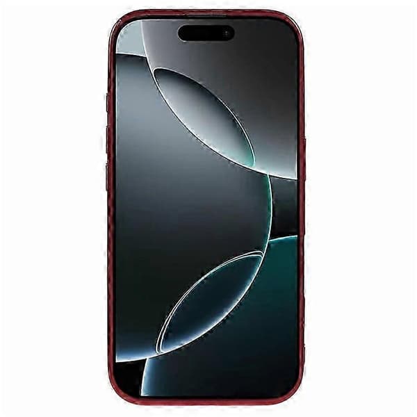 Kompatibel med iPhone 16-deksel TPU + PC glitrende telefonbakdeksel Red