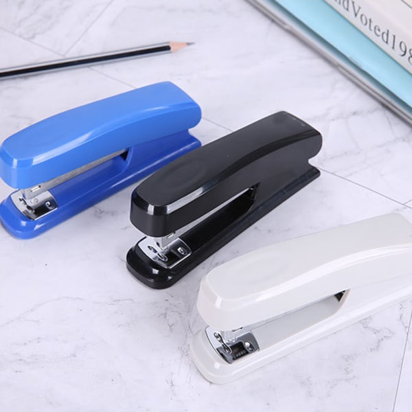 Klassisk skrivbordsstapler för tungt bruk, kapacitet 20 ark, bärbar