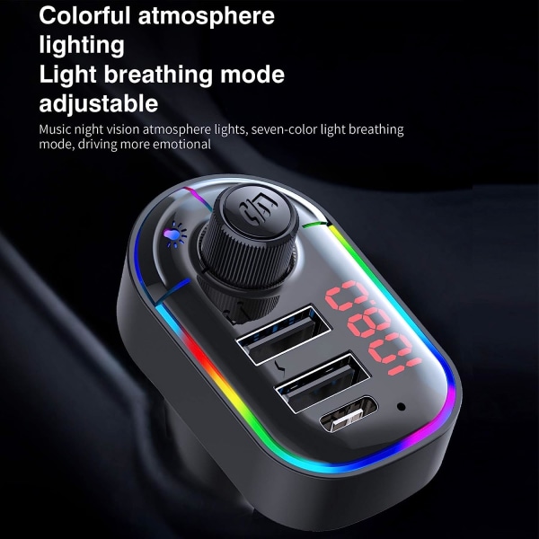 Bluetooth FM -lähetin autoon, Bluetooth 5.0 -auton sovitin