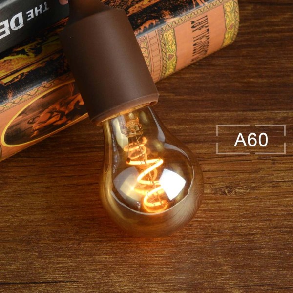 COB LED Filament Edison lyspærer Dekorativ Edison lampe E27 1