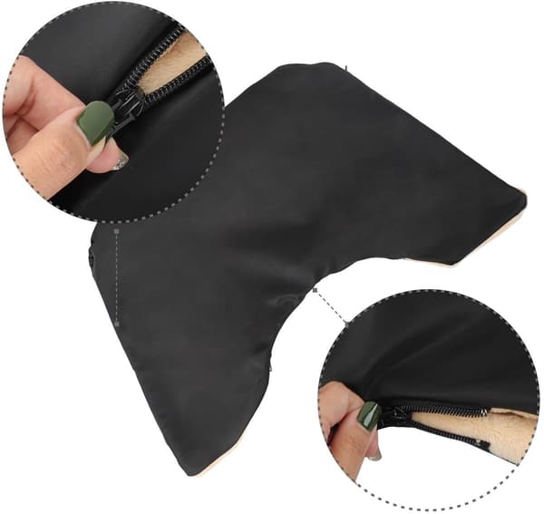 Universal Stroller Mittens, Waterproof Stroller Mittens, Warm Mittens with Fleece Lining, Winter Mittens for Stroller Handles, Black[TT]