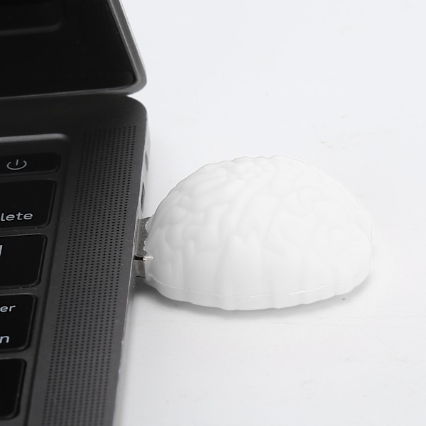 Muistitikku 2.0 USB-muistitikku Pendrive Kannettava tietojen tallennus Piirretty aivo-nukke Valkoinen 16 Gt