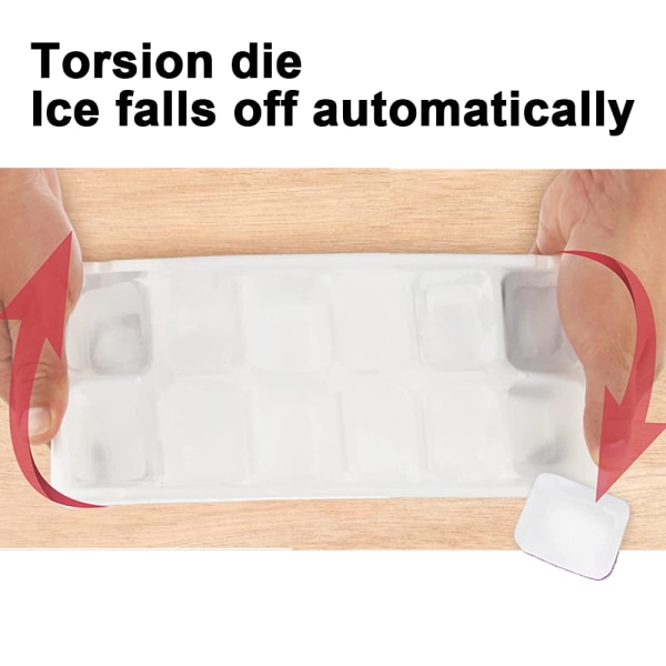 Easy Release Ice Cube Tray - paket med 3