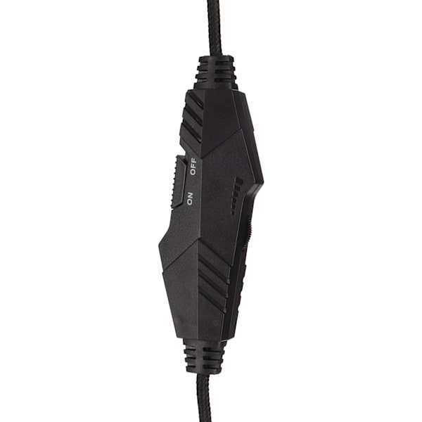 Gaming Headset Stereo Spel Over Ear Hörlurar med Volymkontroll och Dynamisk RGB för PS4 för Switch för Xbox