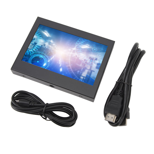 Bärbar bildskärm med HD Multimedia Interface VGA-ingångar Plug and Play 800x480 5-tums TN-skärm för speldatorer och bärbara datorer