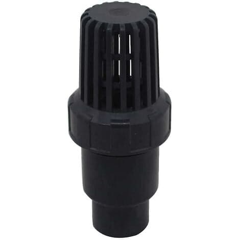 Fotventil backventil med sugkula 25 32 40 mm backventil sil backventil PVC poolpump (Innerdiameter 25mm)
