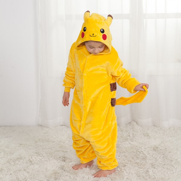 Barn Jumpsuits Kostym Djur Onesie Nattlinne Pyjamas Hoodies Sleepwea95-110
